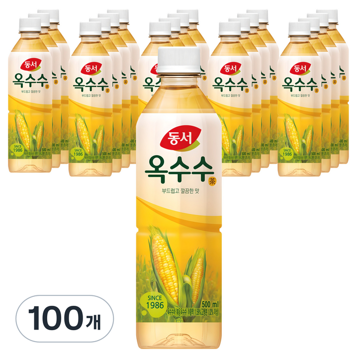 동서 옥수수차, 500ml, 100개