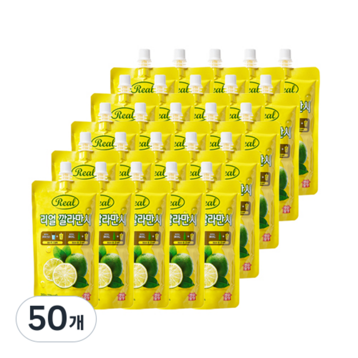 장수농가 리얼 깔라만시, 200ml, 50개