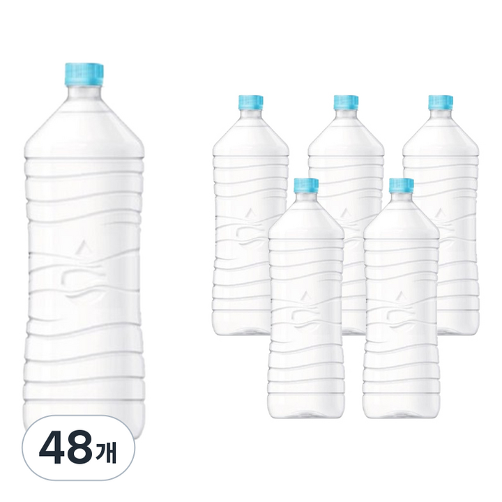 롯데칠성음료 하늘샘 생수 무라벨, 2L, 48개