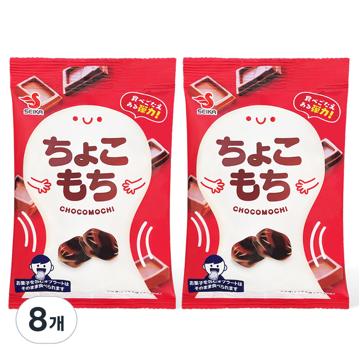 세이카 초코 모찌 카라멜, 35g, 8개
