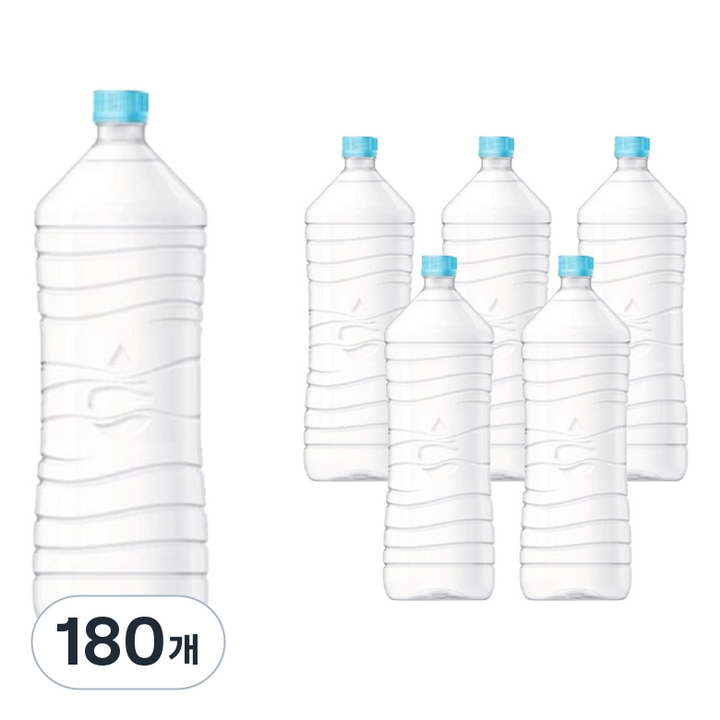 롯데칠성음료 하늘샘 생수 무라벨, 2L, 180개
