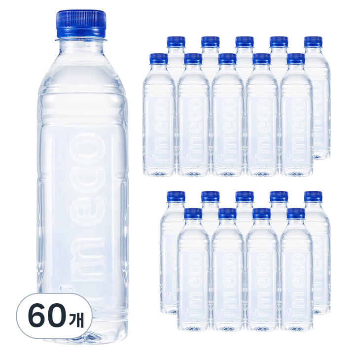 먹는샘물산수 가벼운샘 무라벨, 500ml, 60개