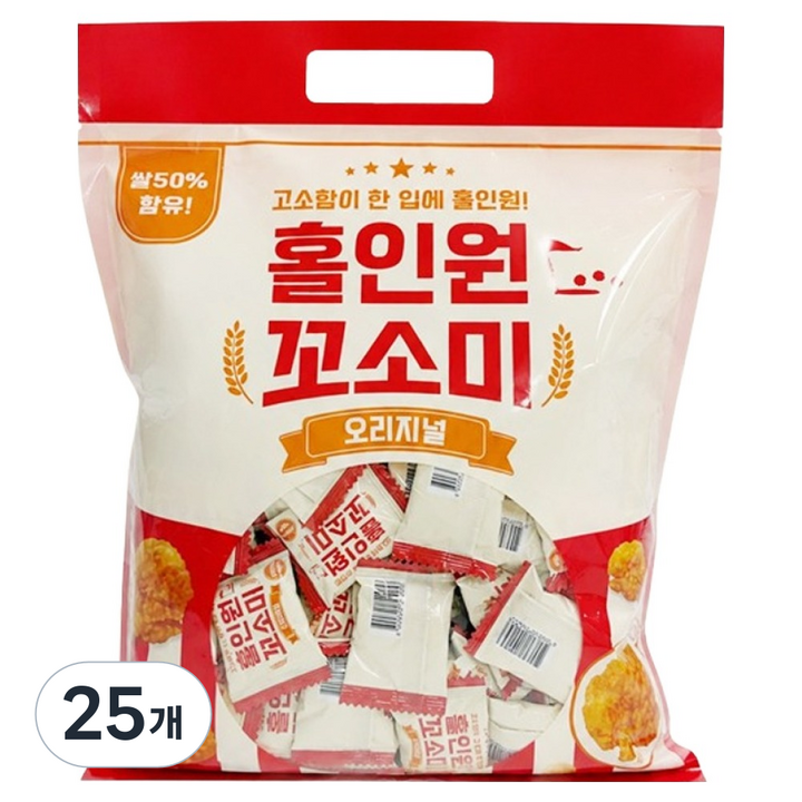 홀인원 꼬소미 쌀과자, 310g, 25개