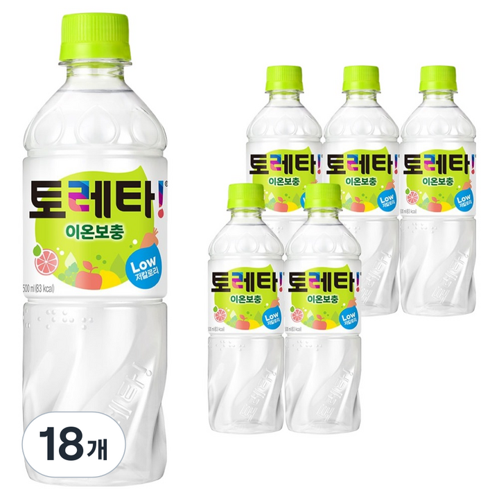 토레타 이온음료, 18개, 500ml