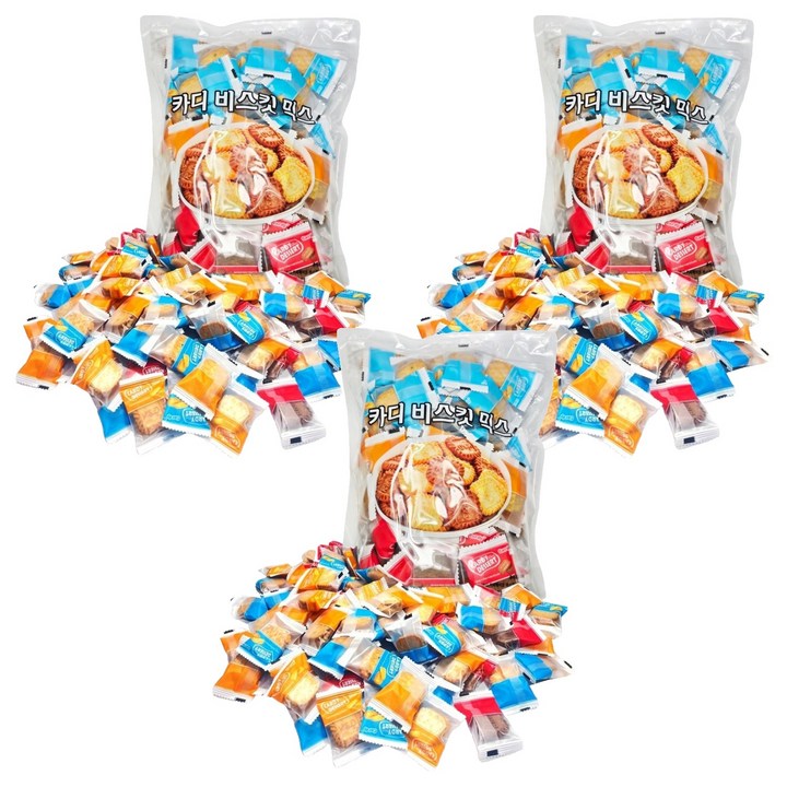 카디 비스킷 믹스, 3개, 500g