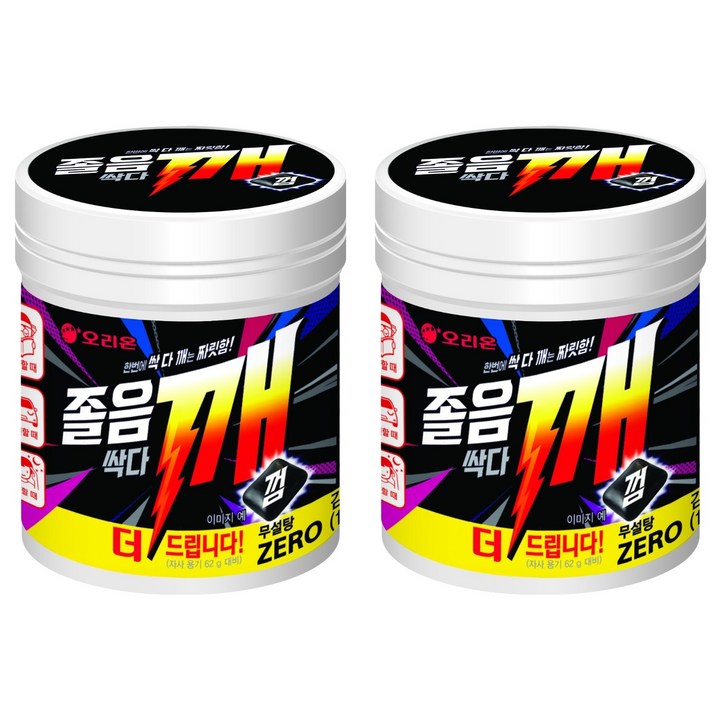 오리온 졸음싹다깨껌, 102g, 2개