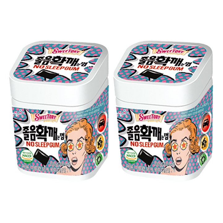 스위토리 졸음확깨는 껌, 108g, 2개