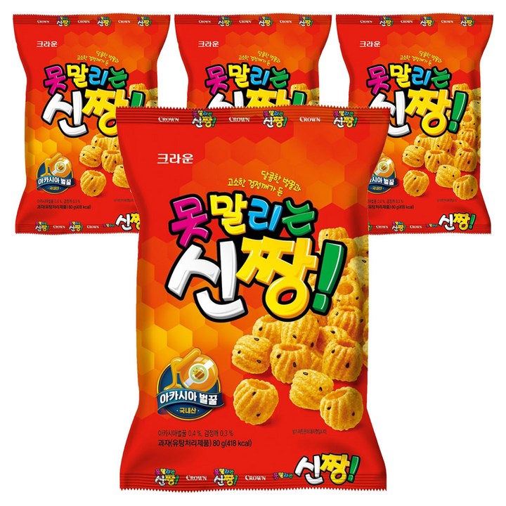 크라운 못말리는신짱, 80g, 4개