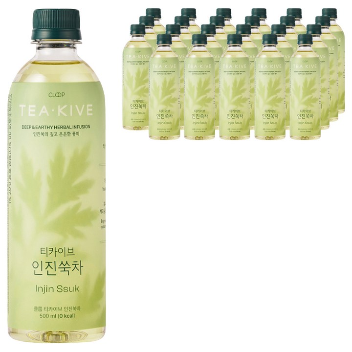 클룹 티카이브 인진쑥차, 24개, 500ml