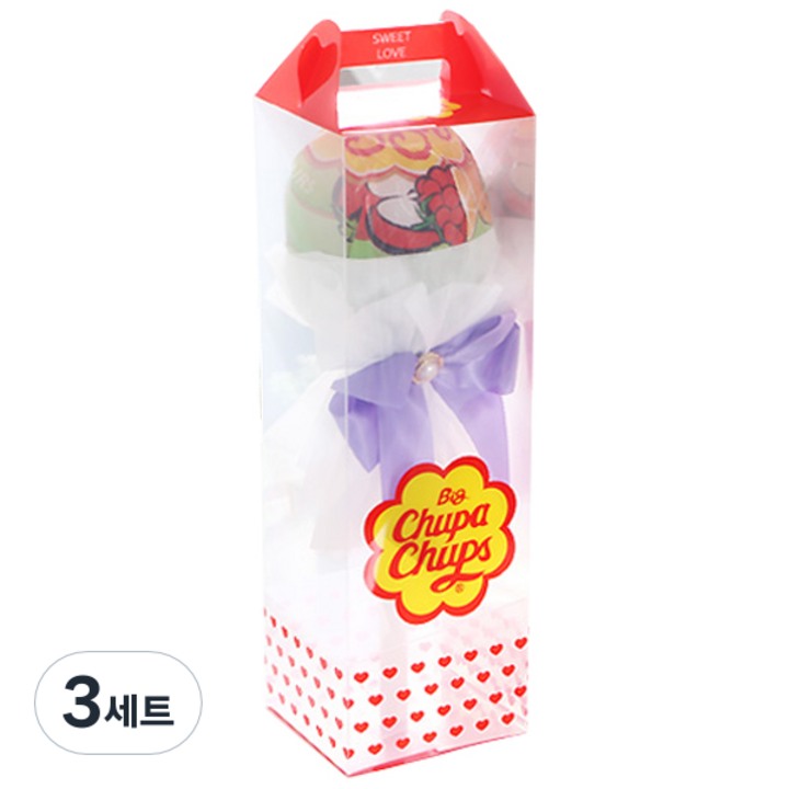 인크리코 왕츄파춥스 막대사탕 공단 11g x 15p 세트 랜덤발송, 3세트, 165g