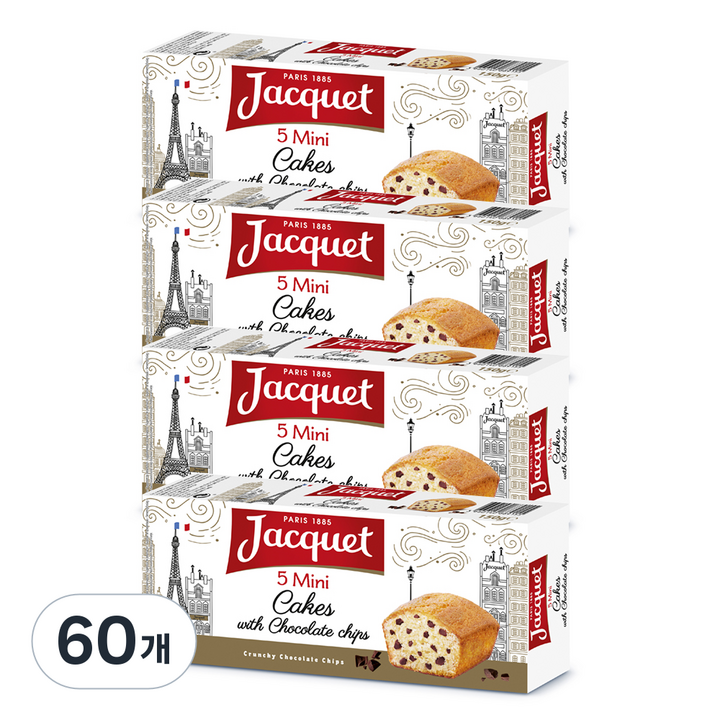자케 미니 초코칩케익, 150g, 60개