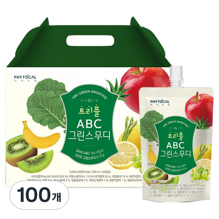 파이토컬 트리플 ABC 그린스무디, 100개, 100ml