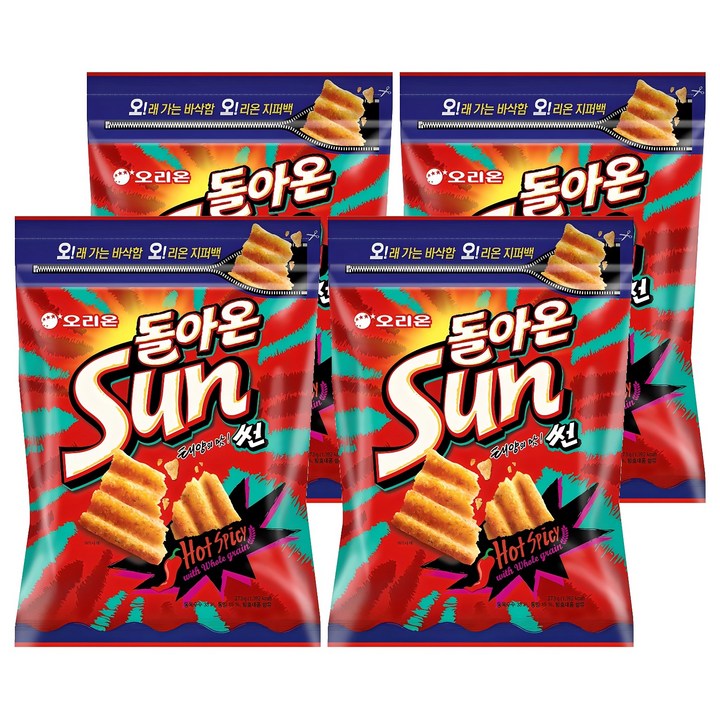 오리온 태양의 맛 썬, 273g, 4개