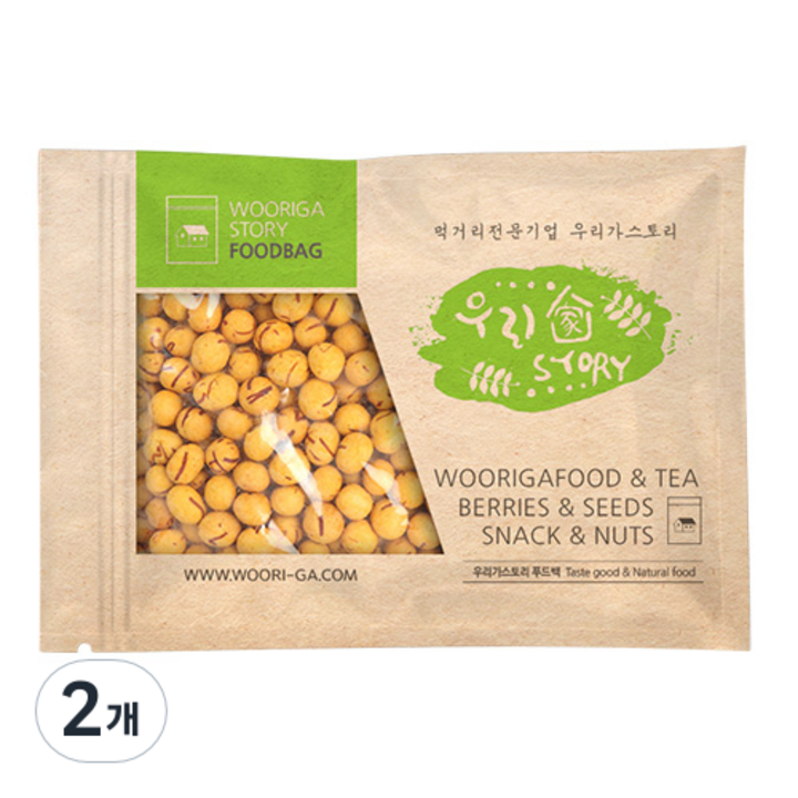 우리가스토리 꼬마 오징어땅콩 대용량과자, 800g, 2개