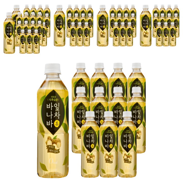 클룹 바나바잎차 돼지감자차 차음료, 500ml, 72개