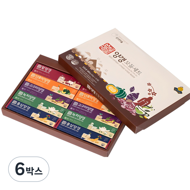 산내마을 양갱 모둠 세트, 40g, 6박스