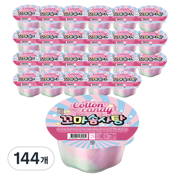 호음호음 꼬마솜사탕, 4g, 144개