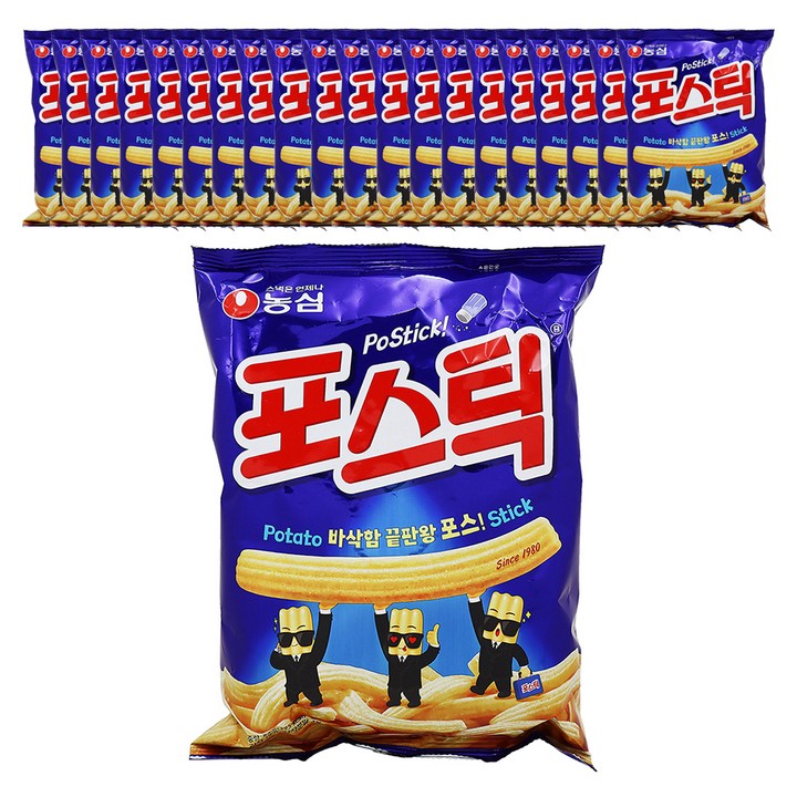 포스틱 과자, 84g, 20개