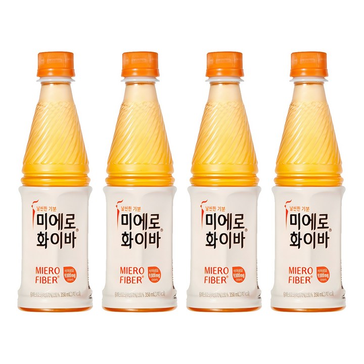 미에로화이바 PET, 350ml, 4개