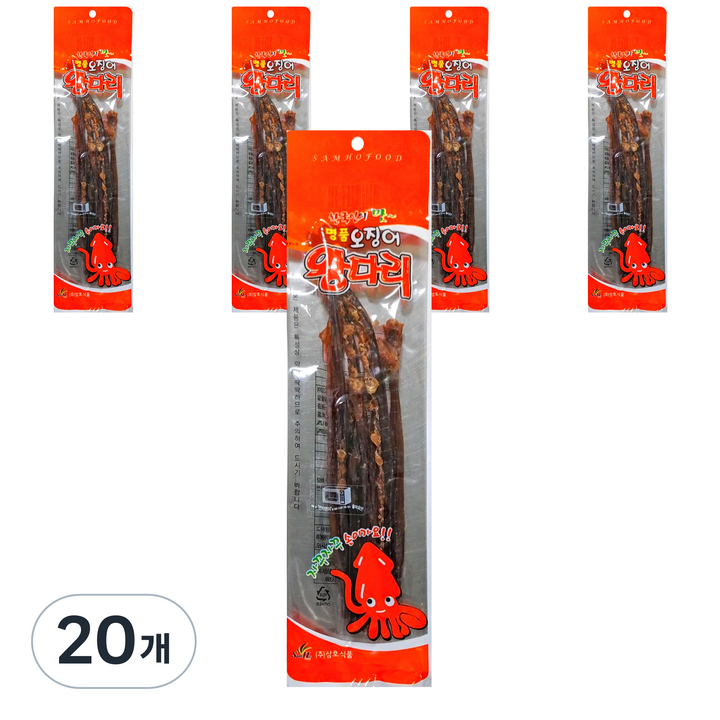 삼호식품 오징어 왕다리, 45g, 20개