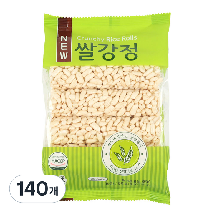 조은제과 쌀강정, 80g, 140개
