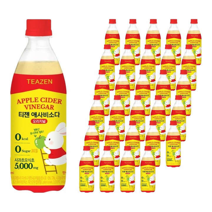 티젠 애사비소다 오리지널, 30개, 500ml