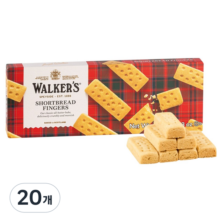워커스쇼트브레드 오리지날 버터쿠키, 150g, 20개