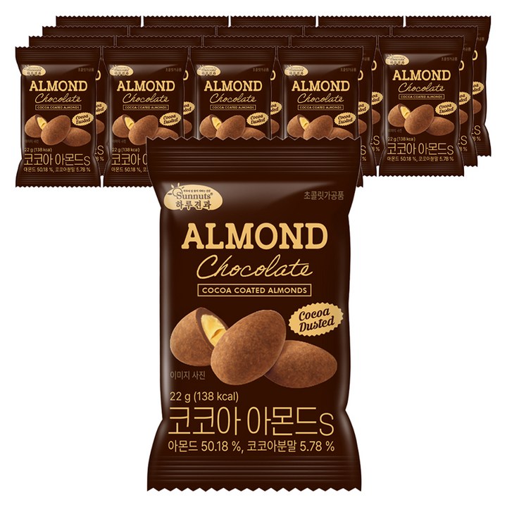 하루견과 코코아 아몬드, 22g, 20개