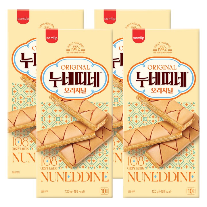 삼립 오리지날 누네띠네 10p, 120g, 4개