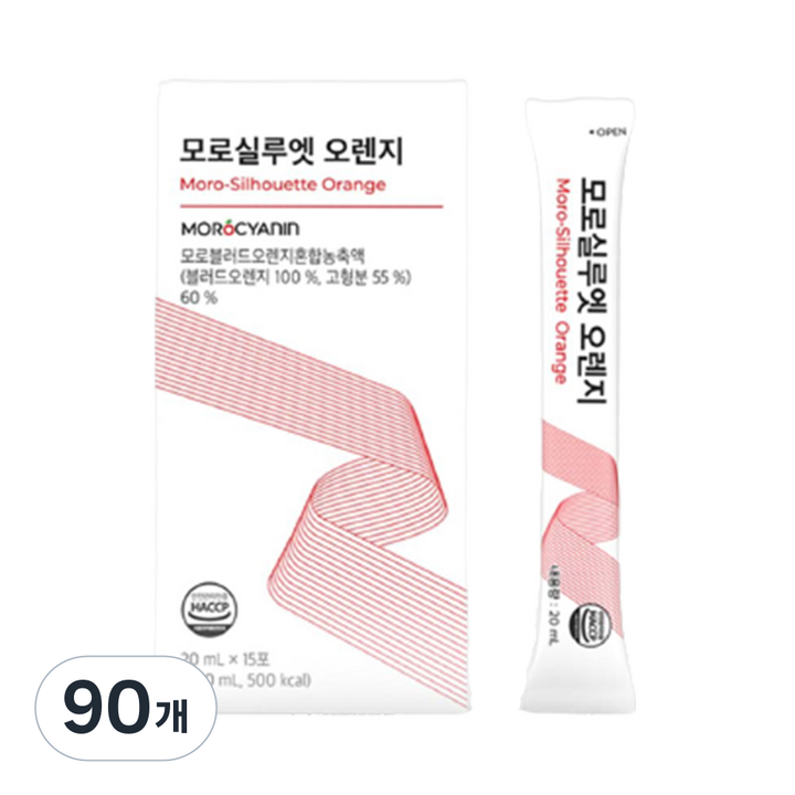 모로실루엣 오렌지, 90개, 20ml