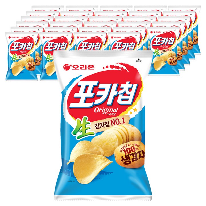 오리온 포카칩 오리지널, 66g, 40개