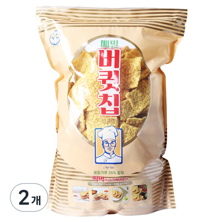 클래식 버큇칩 스낵, 280g, 2개