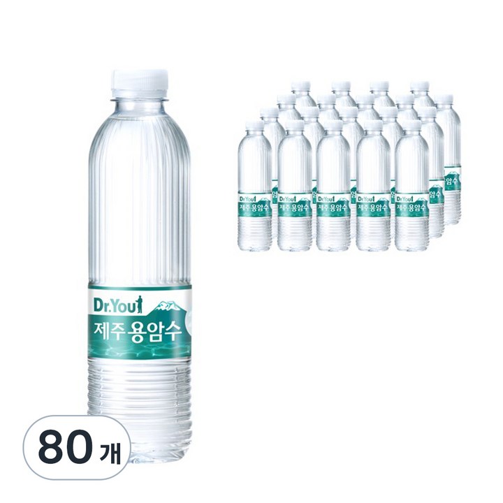 오리온제주용암수, 530ml, 80개