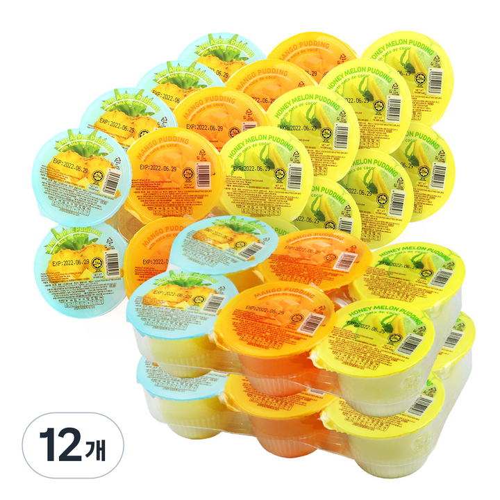 트로피칼 푸딩 6p, 708g, 12개