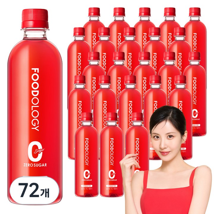푸드올로지 콜레 티 워터 제로슈가, 500ml, 72개