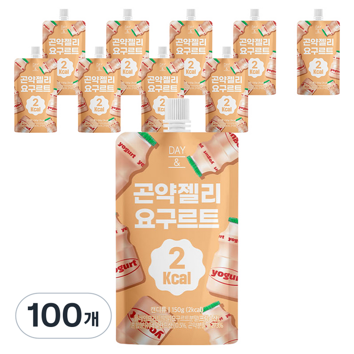 데이앤 2칼로리 곤약젤리 요구르트, 150g, 100개