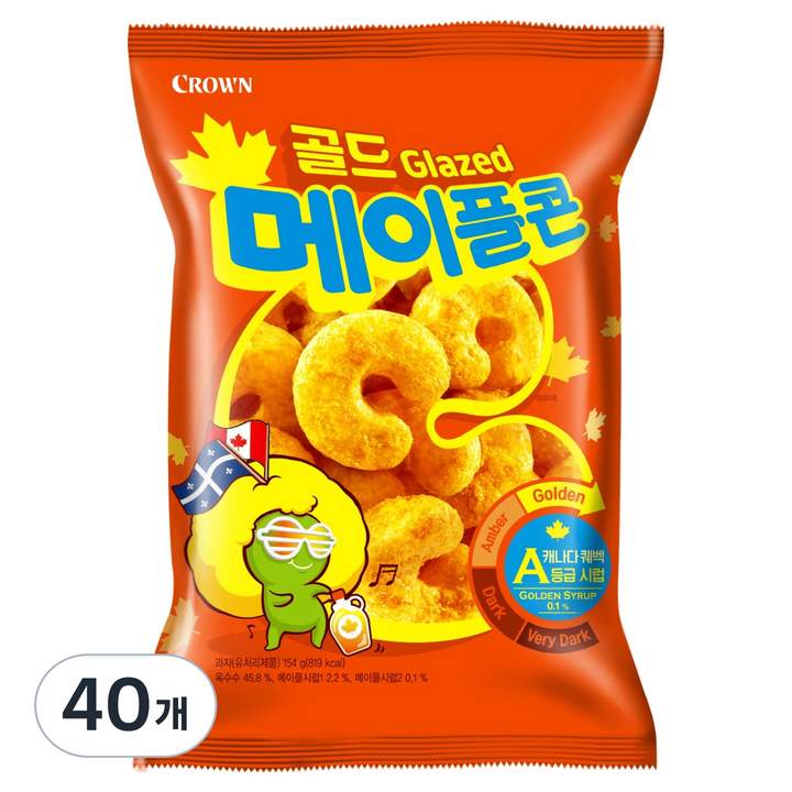 크라운 골드 메이플콘, 154g, 40개