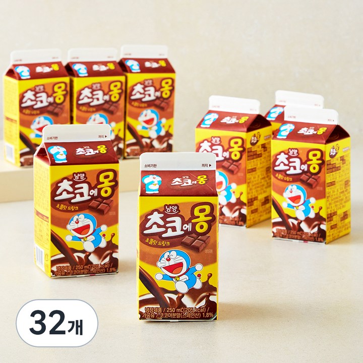 남양유업 초코에몽, 250ml, 32개