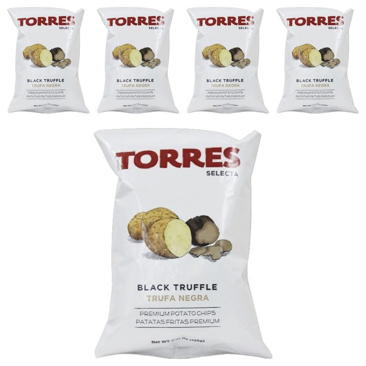 토레스 셀렉타 블랙트러플 감자칩, 125g, 5개