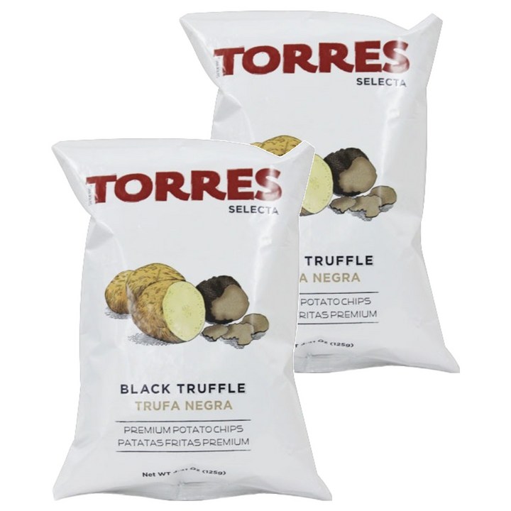 토레스 셀렉타 블랙트러플 감자칩, 125g, 2개