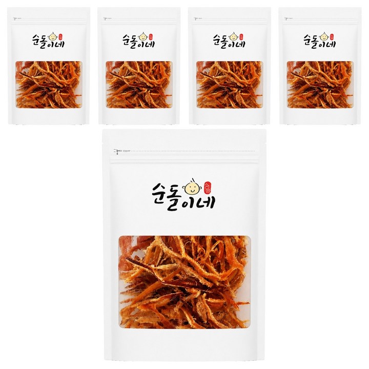 순돌이네 버터구이 맥반석 오징어, 5개, 150g