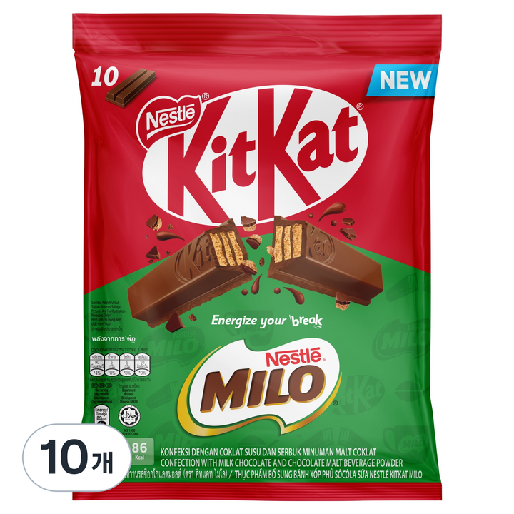 KitKat 마일로, 10개