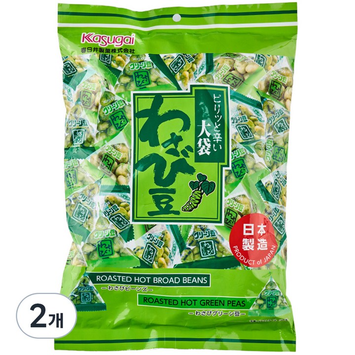 카수가이 오부쿠로 와사비맛 마메, 227g, 2개