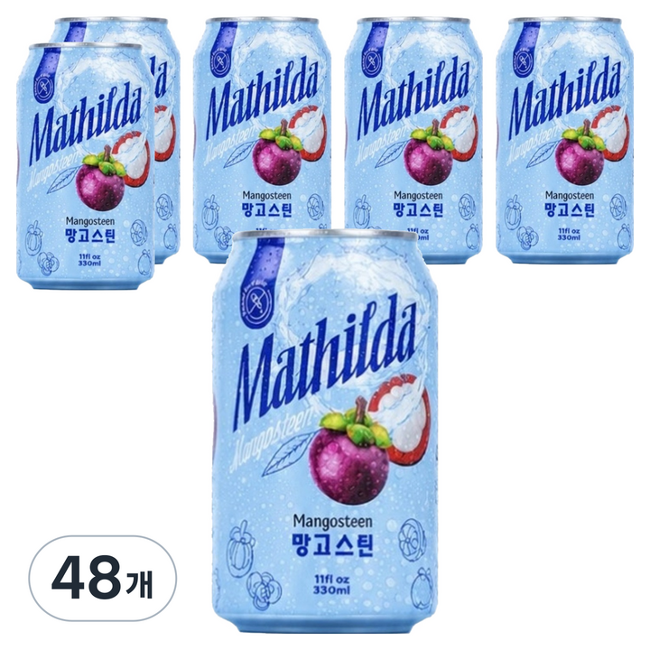 Mathilda 망고스틴 주스, 48개, 330ml