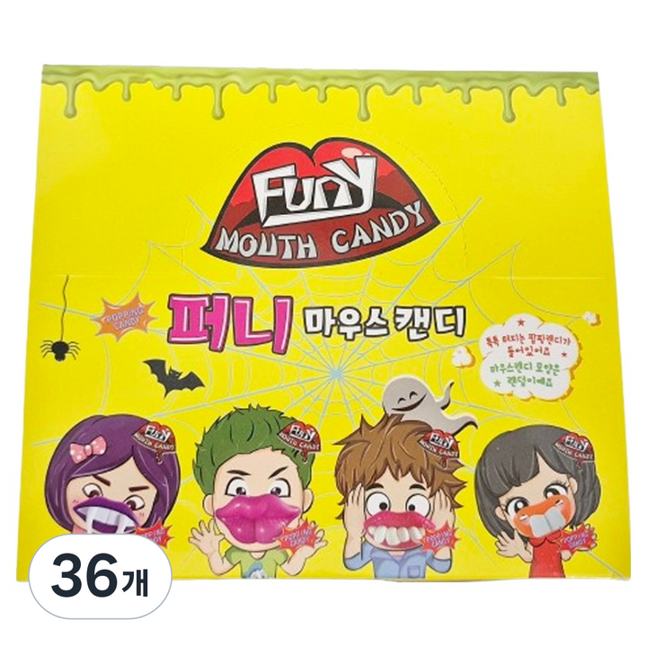 퍼니 마우스 캔디 12p, 156g, 36개