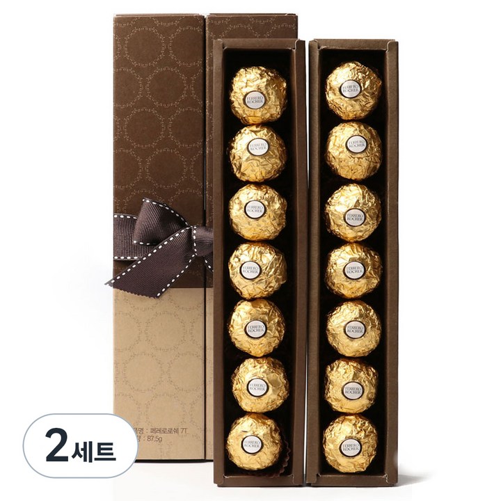 페레로로쉐 초콜릿 선물세트 T7 + T7, 175g, 2세트