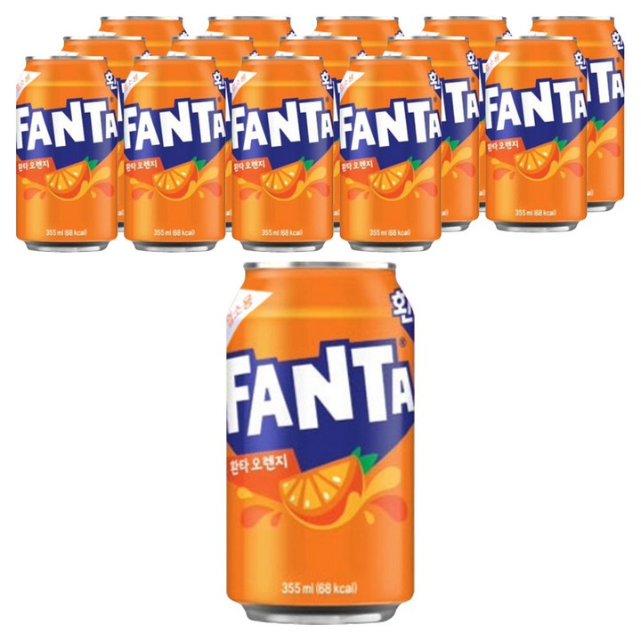 환타 오렌지 업소용, 355ml, 15개