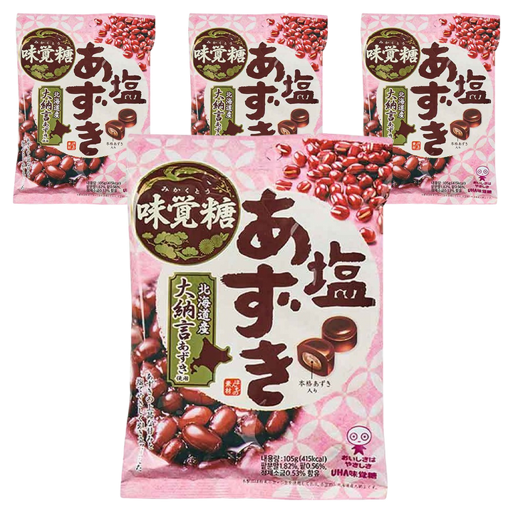 유하미카쿠토 아주끼 캔디, 105g, 4개