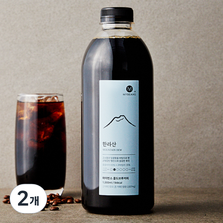 마이빈스 콜드브루커피, 1L, 2개