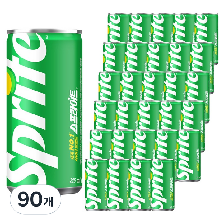 스프라이트 사이다, 215ml, 90개